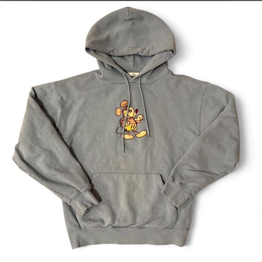Embroidered Disney Blue Hoodie